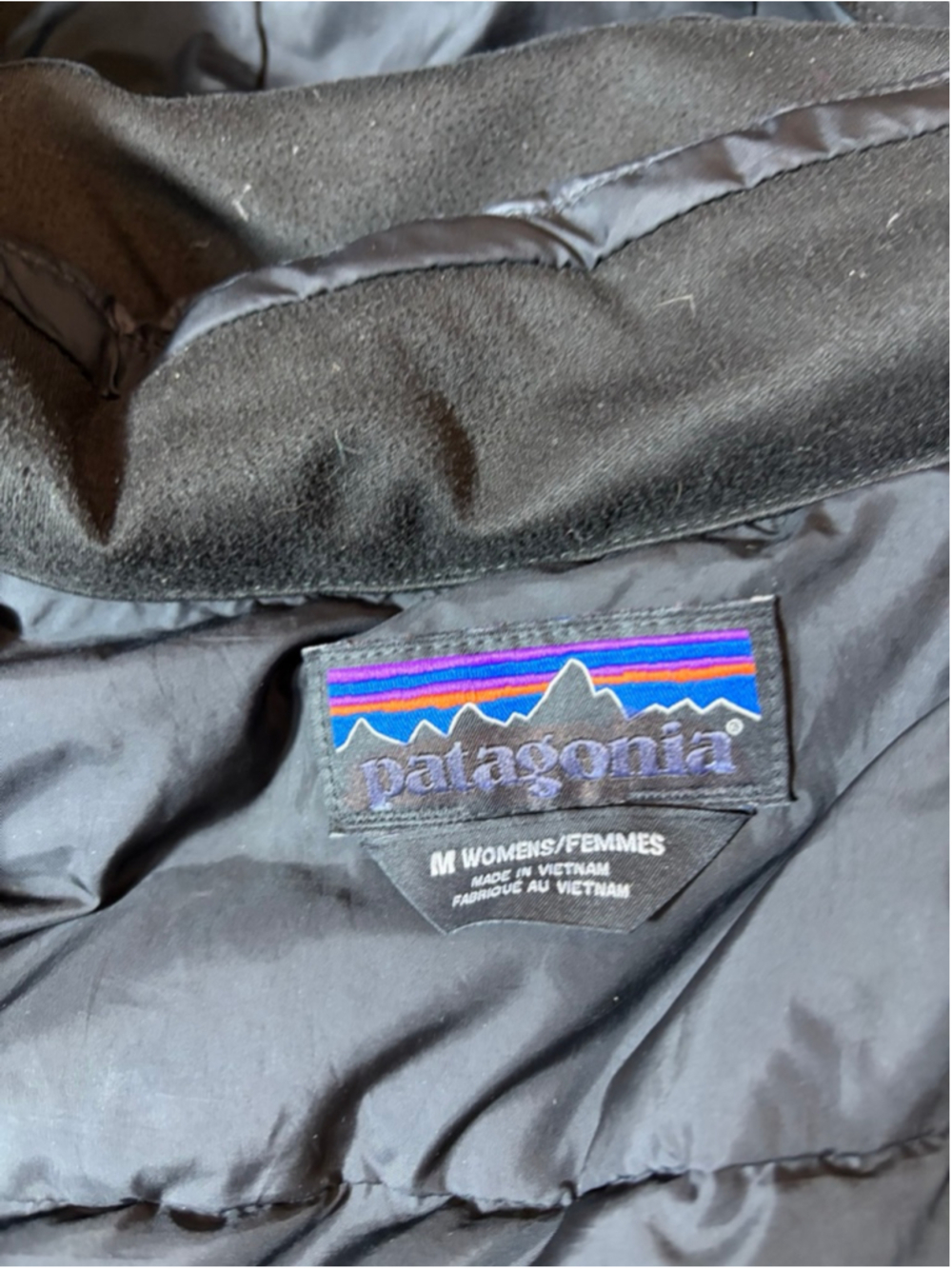 Patagonia H2No Tres 3 In 1 Down Parka Jacket Black Women’s Medium - Picture 15 of 16